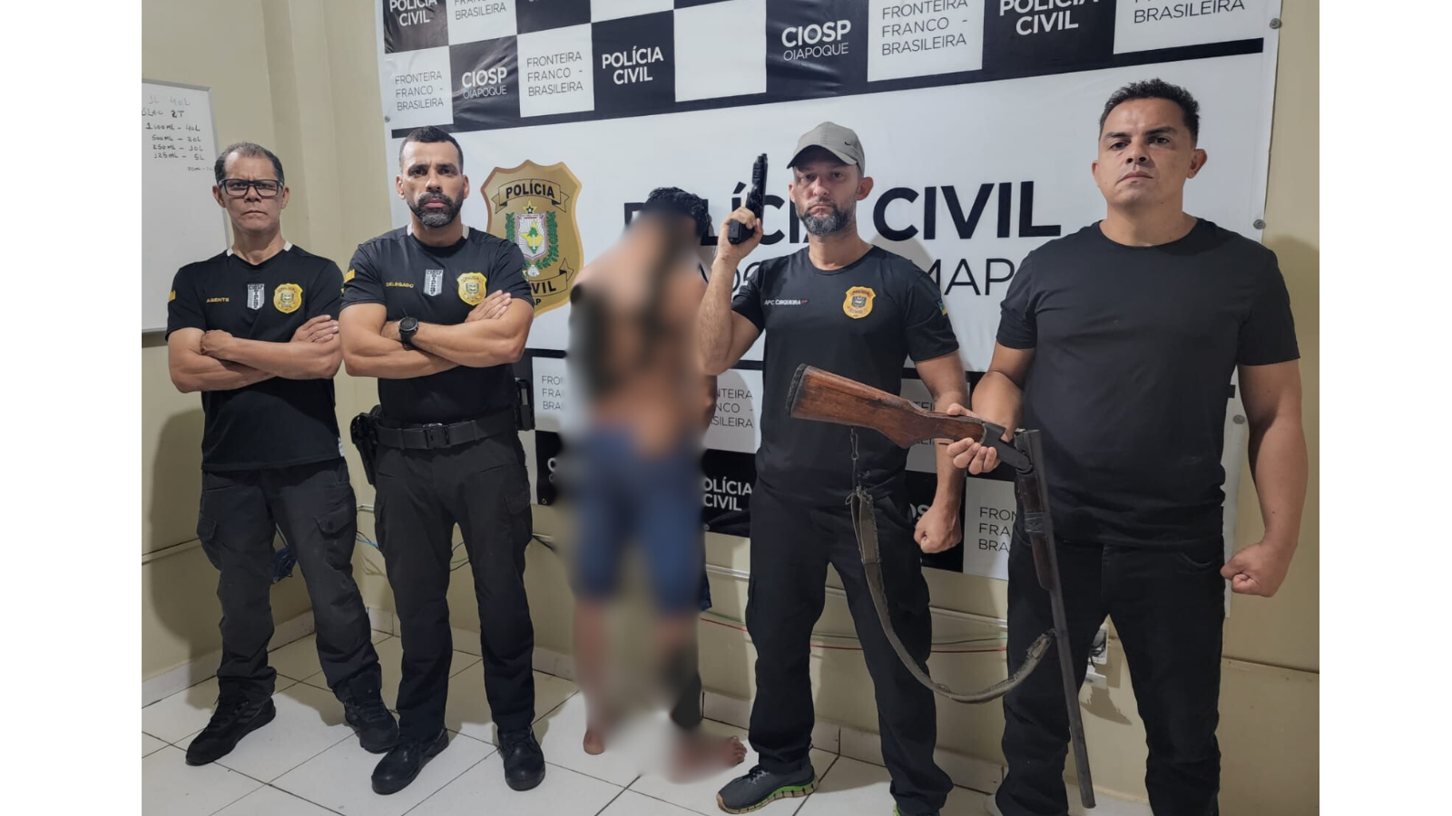 EM OIAPOQUE, HOMEM ACUSADO POR TENTATIVA DE FEMINICÍDIO É PRESO EM FLAGRANTE POR ABUSAR SEXUALMENTE DA PRÓPRIA ENTEADA DE 6 ANOS DE IDADE